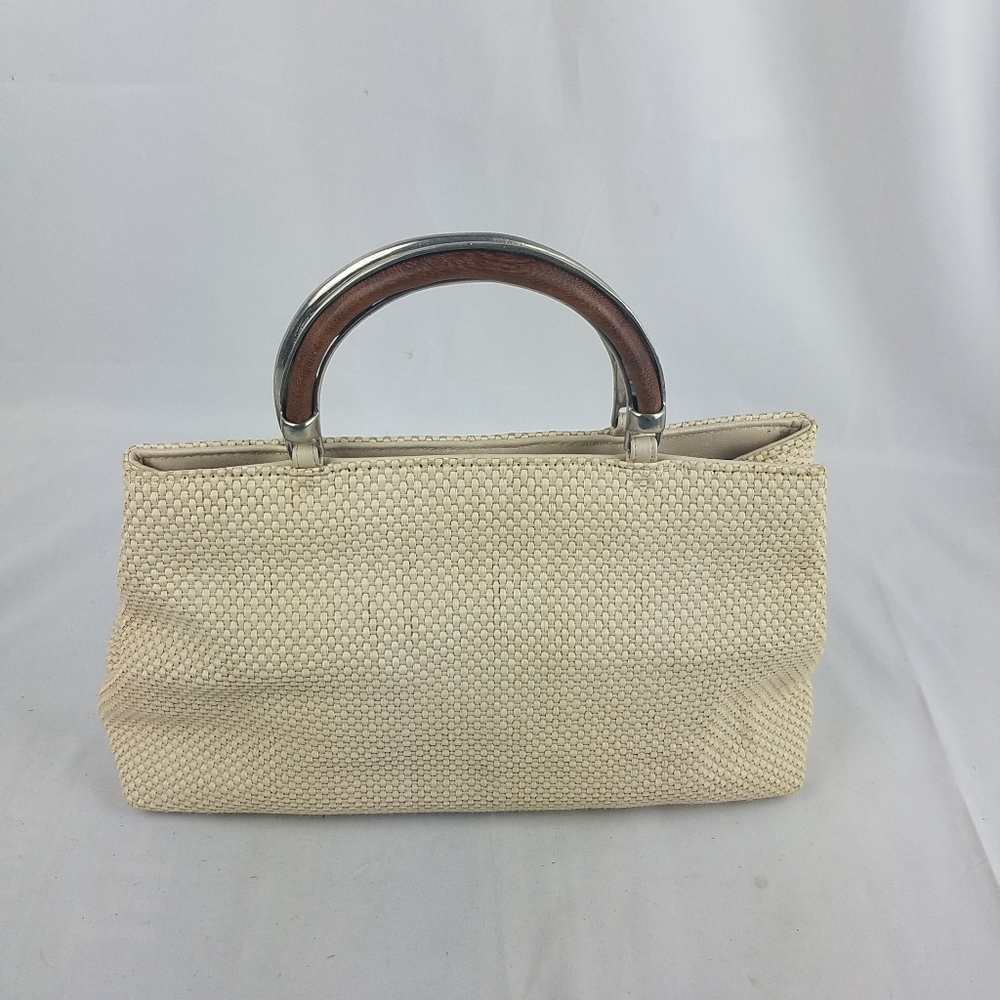 Clara Studios Inc. For Assymmetry Woven Handbag